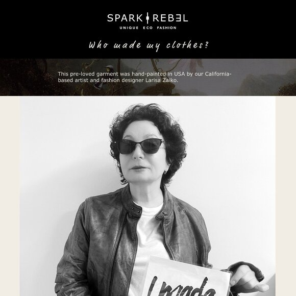 Upcycled Abstract Neon Leather Jacket – Hand-Painted Festival & Street Style - Picture 11 of 12